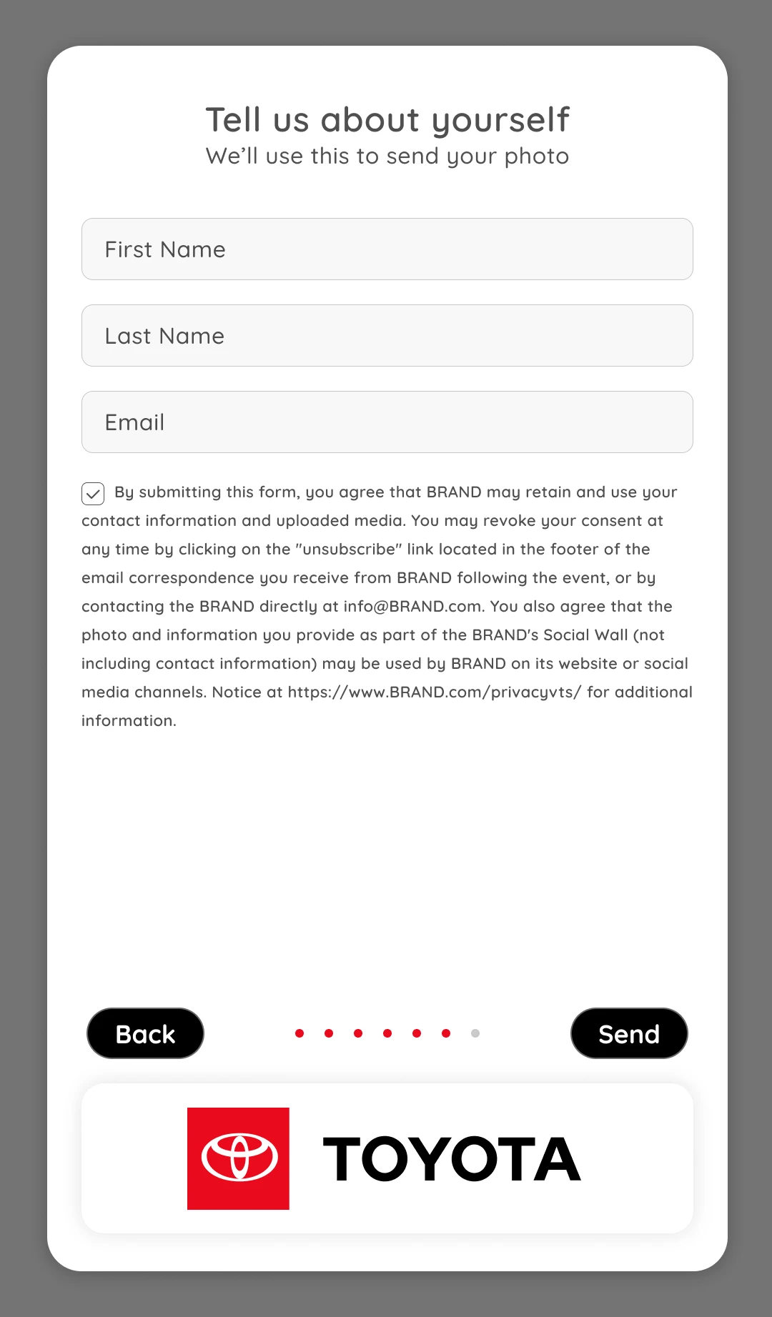 Step 6: Complete the form