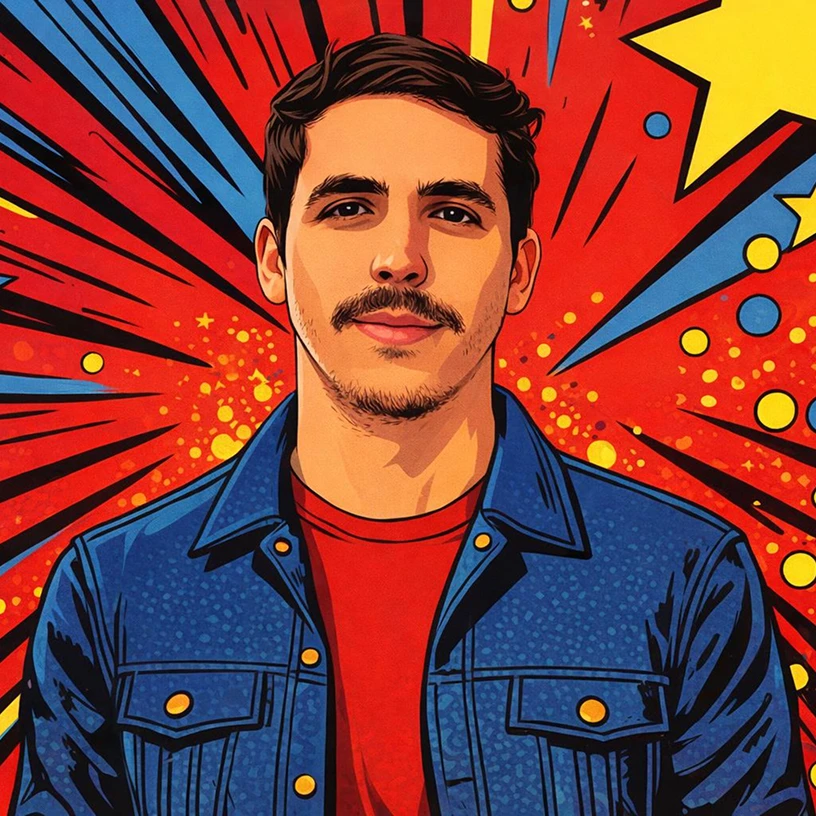 Pop Art theme — male